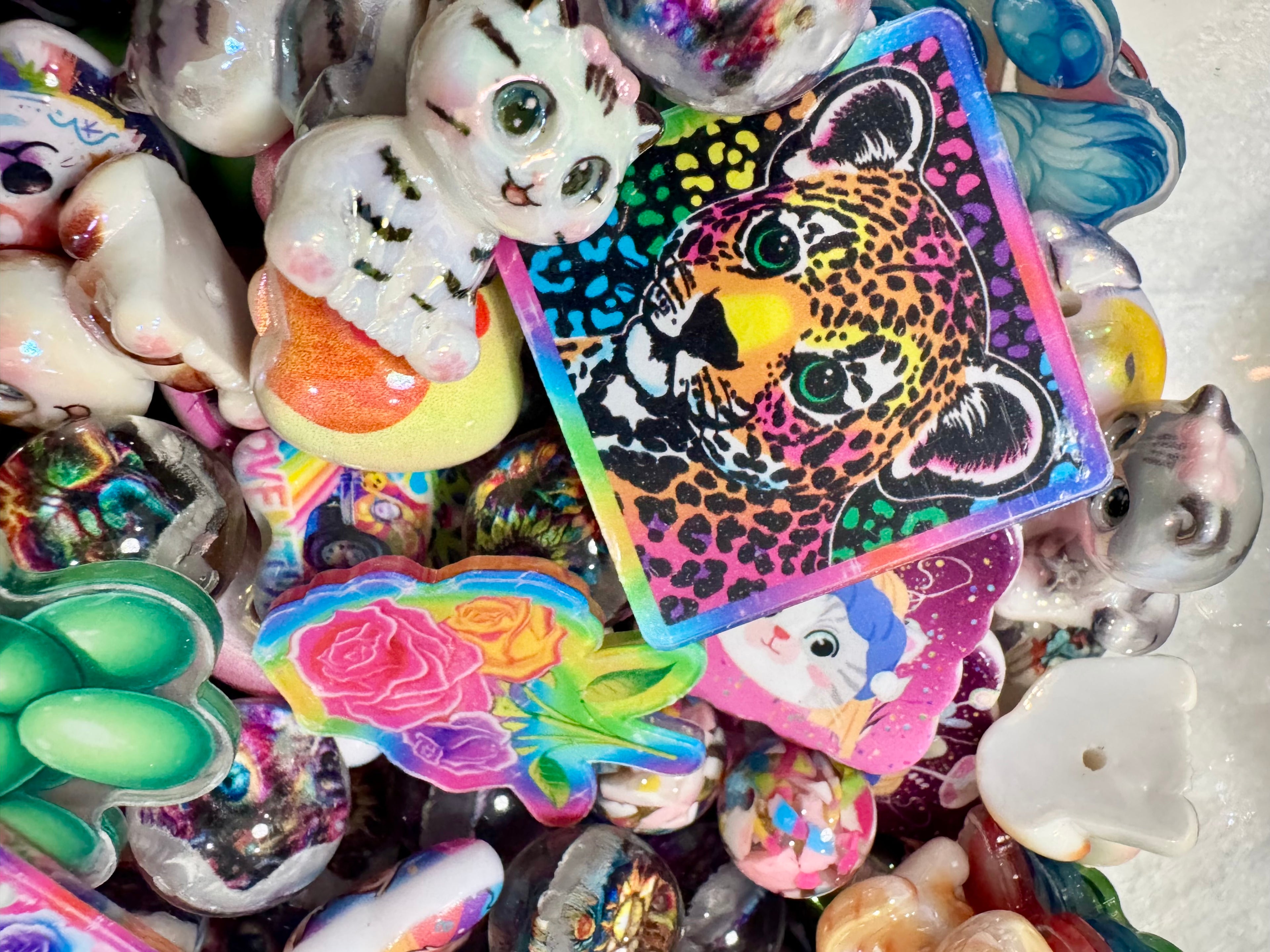 Acrylic Bead Mixes for Pens, Keychains and Phone Chains