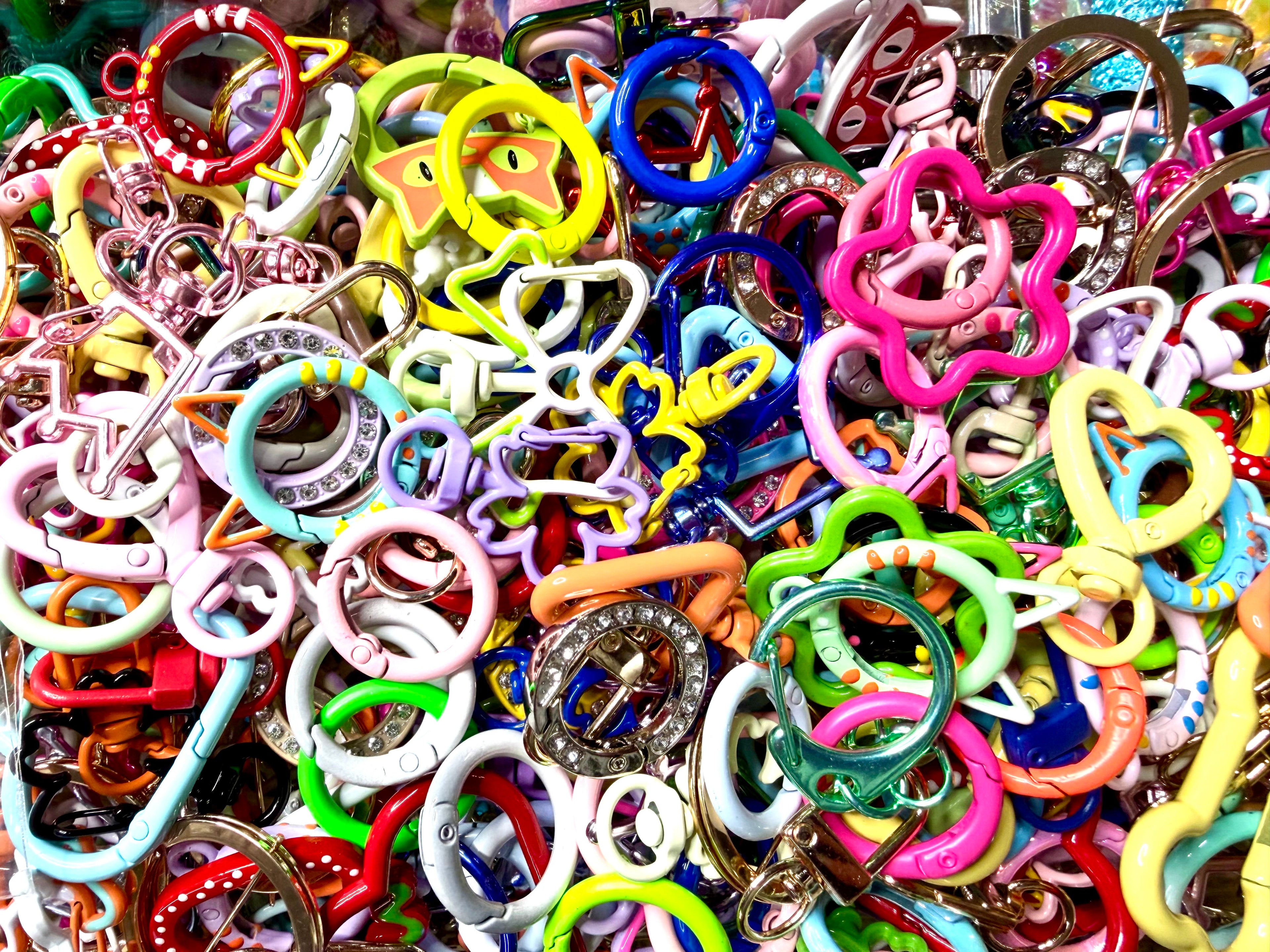 Key Difference, Metal Key Rings, Key Clips for DIY keychains, phone chains, bag chains and other DIY accessories