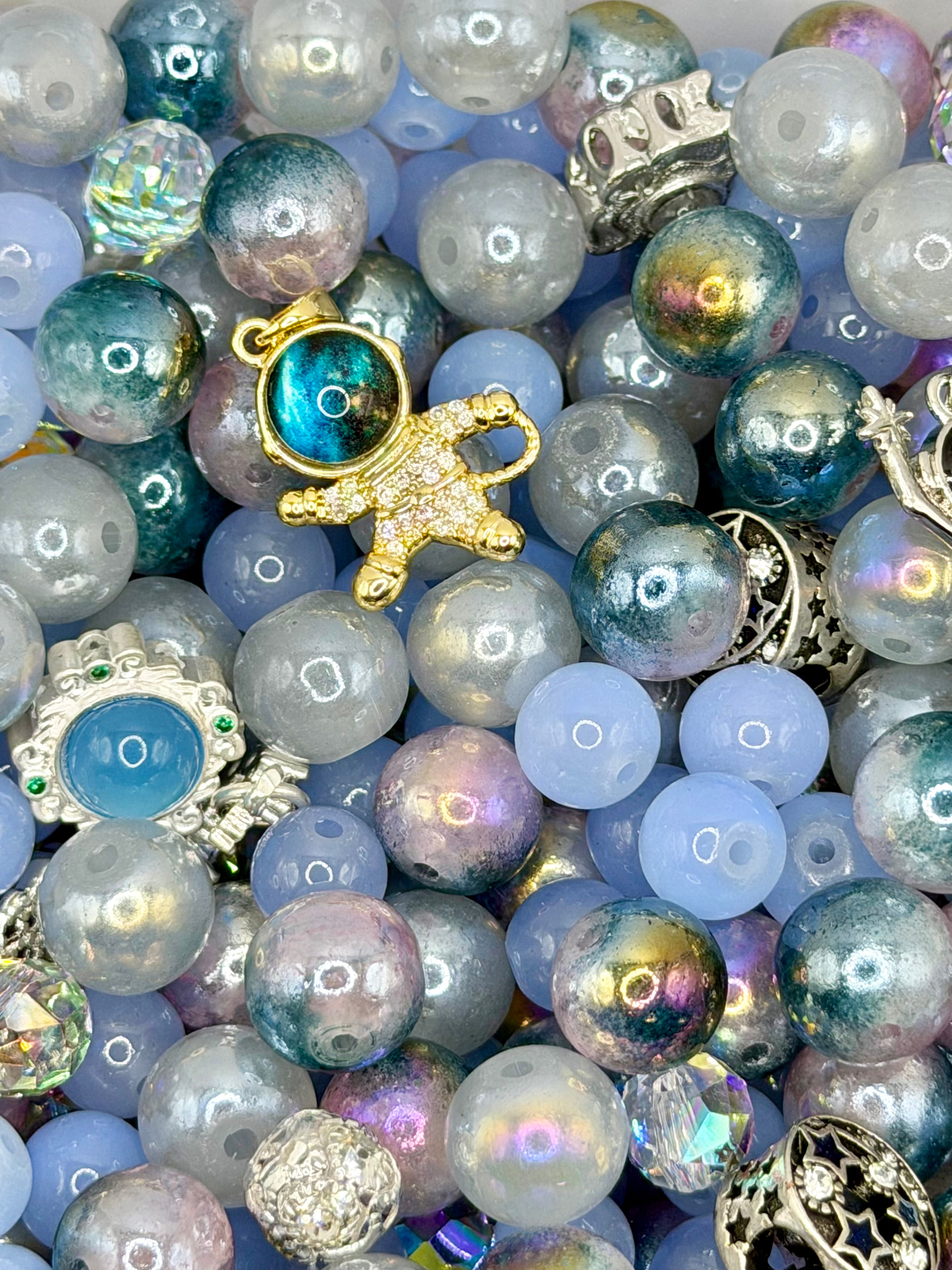 $18.49 High Quality Glass Beads and Charms for DIY Beading Jewelry, Accessories and other DIY Projects such as Sun-catchers and Car Hangers Beaded Edge