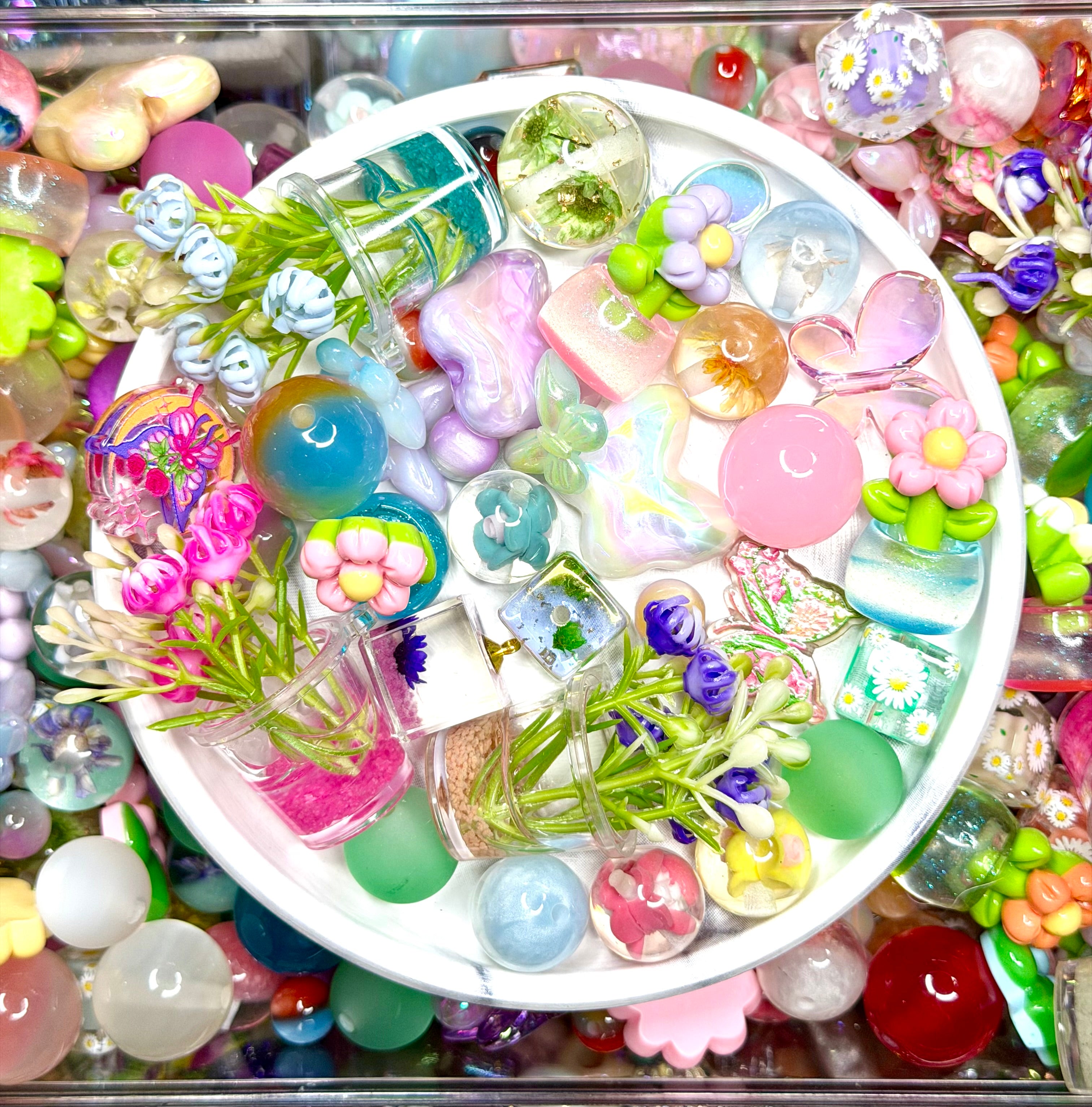Specialty Mixes; Resin and Acrylic Beads & Charms Mix for DIY Beaded Pens, Keychains, Phone Chains and Other DIY Projects, DIY Beading & Accessories