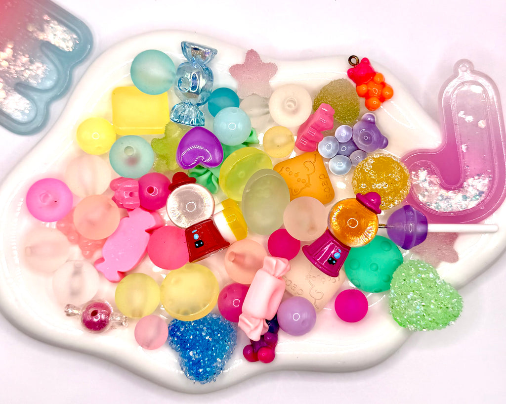 Character Mixes; Resin and Acrylic Beads & Charms Mix for DIY Beaded Pens, Keychains, Phone Chains and Other DIY Projects, DIY Beading & Accessories