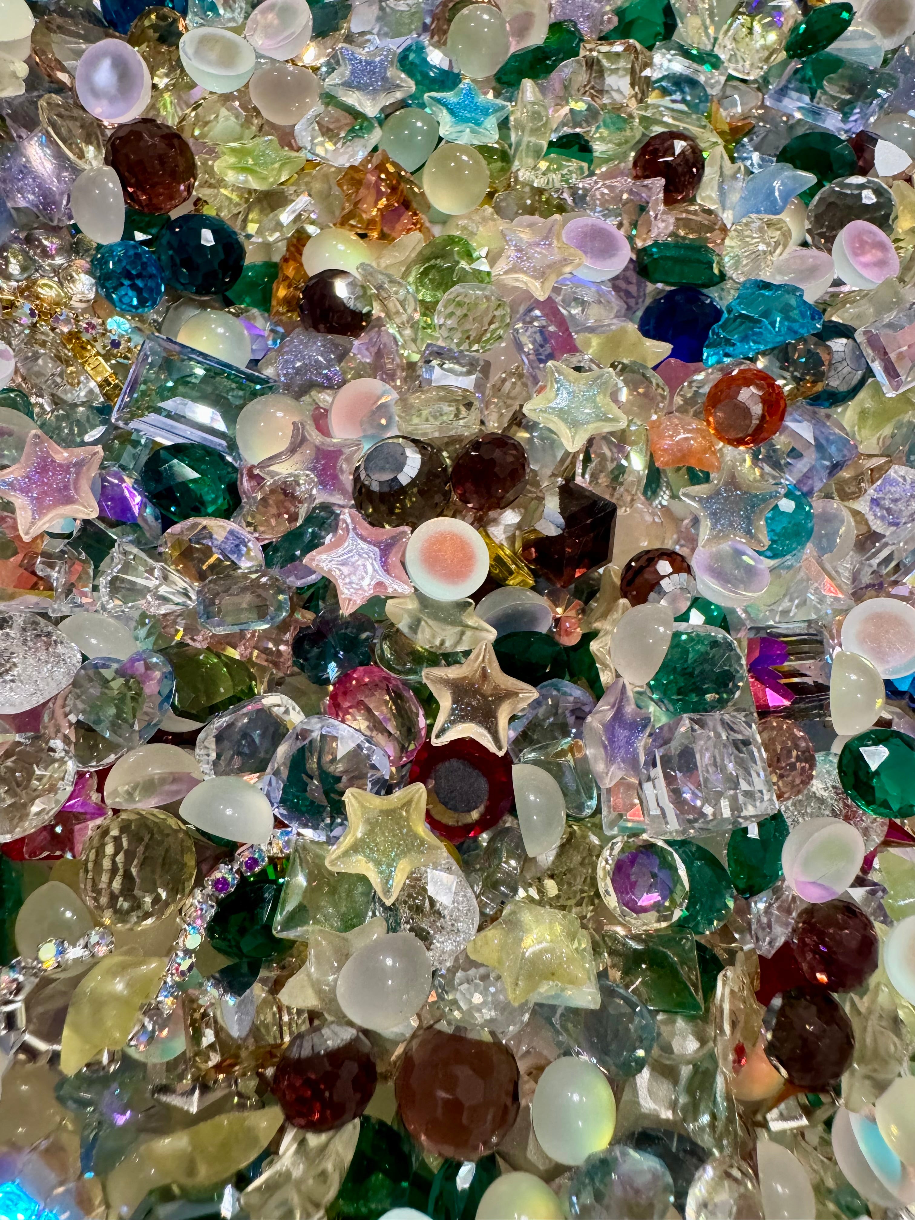 Glass and Resin Nail and mini charms for Nails and other DIY