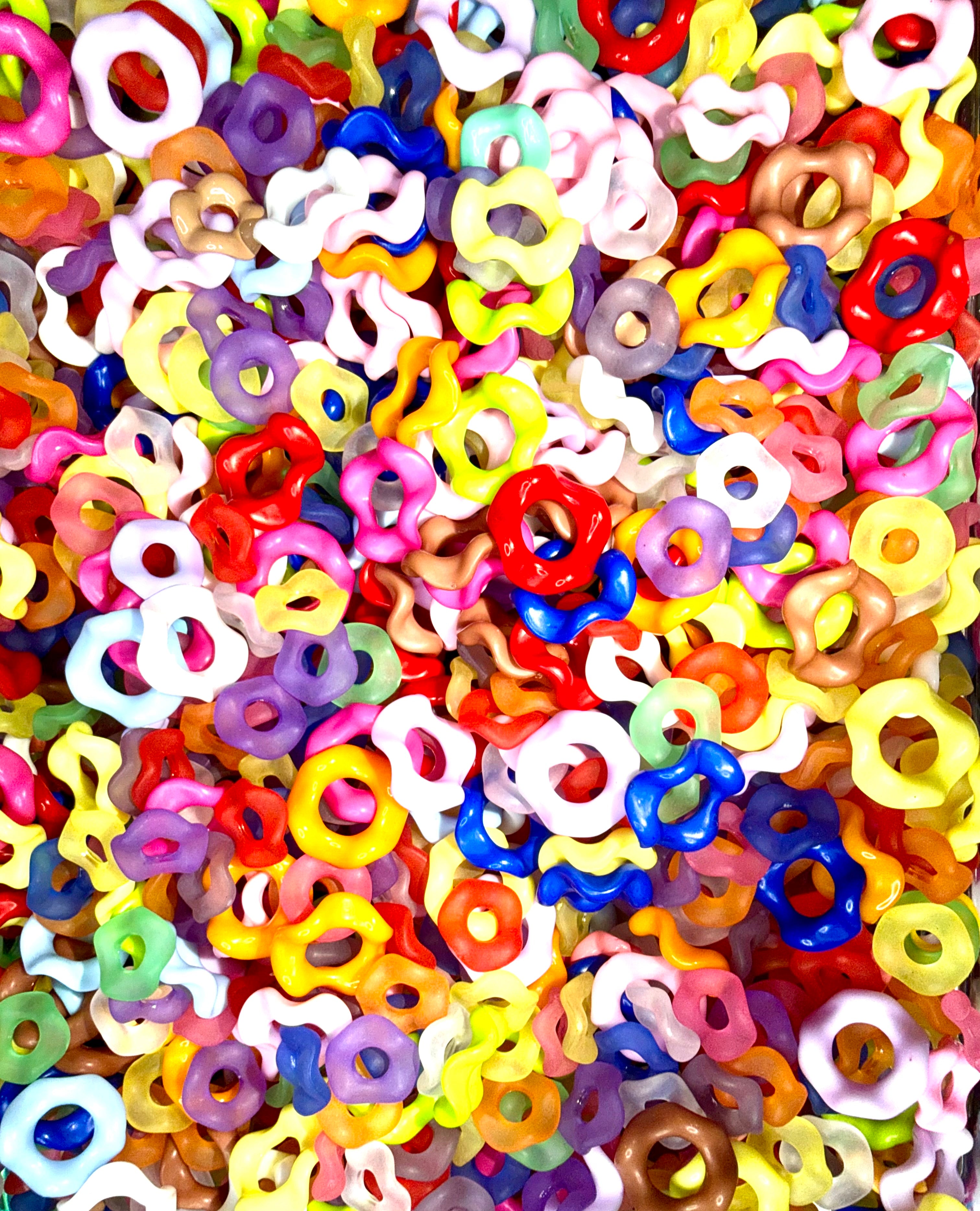 Acrylic Bead Spacers for DIY Beaded Pens Keychains Phone Chains and Other Projects Perfect for Crafting