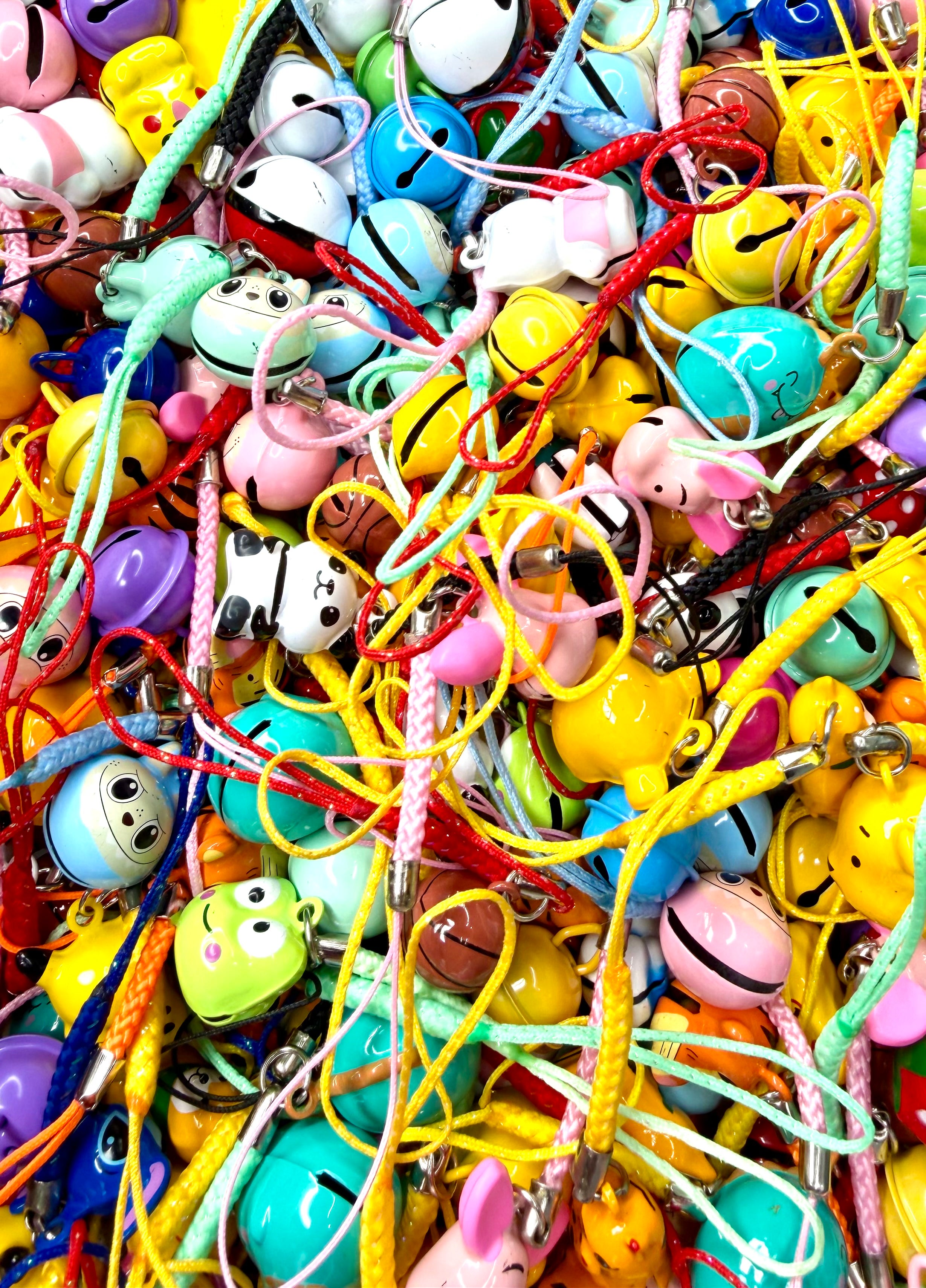 Jingle Jingle DIY Bells for Keychains Phone Chains Bag Chains and Other Beadable DIY Accessories and Projects in Vibrant Colors