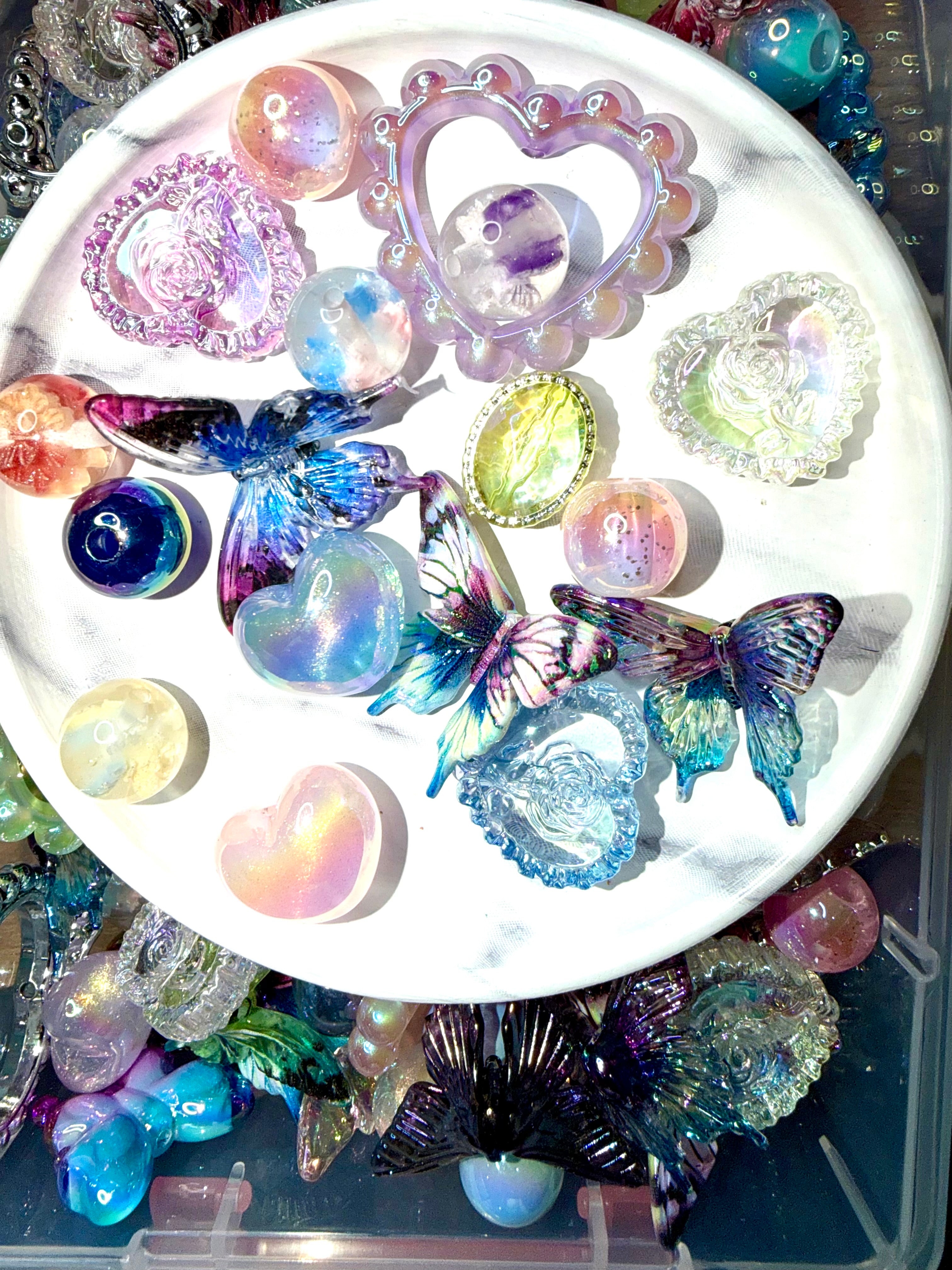 Acrylic Bead Mixes for Pens, Keychains and Phone Chains