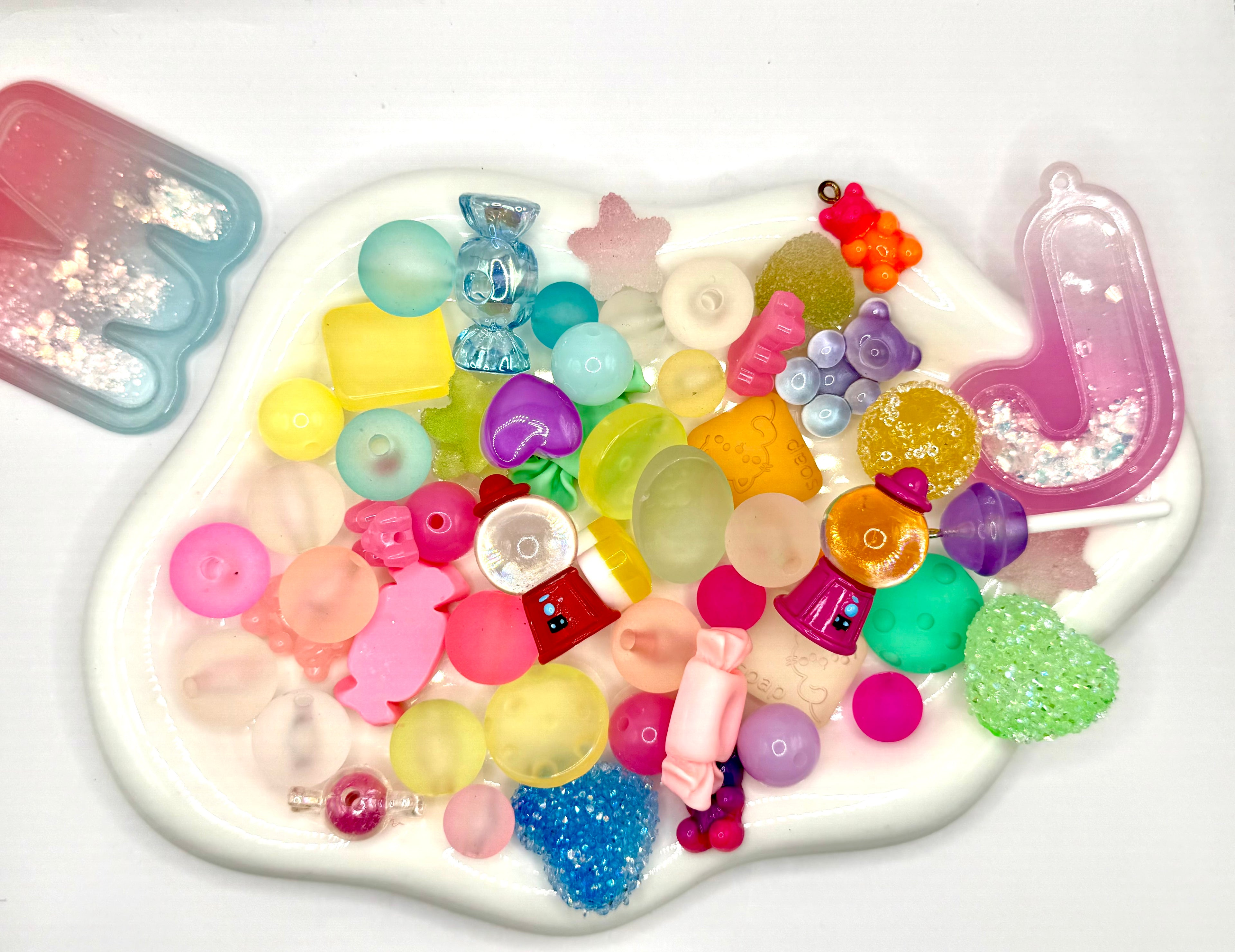 Character Mixes; Resin and Acrylic Beads & Charms Mix for DIY Beaded Pens, Keychains, Phone Chains and Other DIY Projects, DIY Beading & Accessories