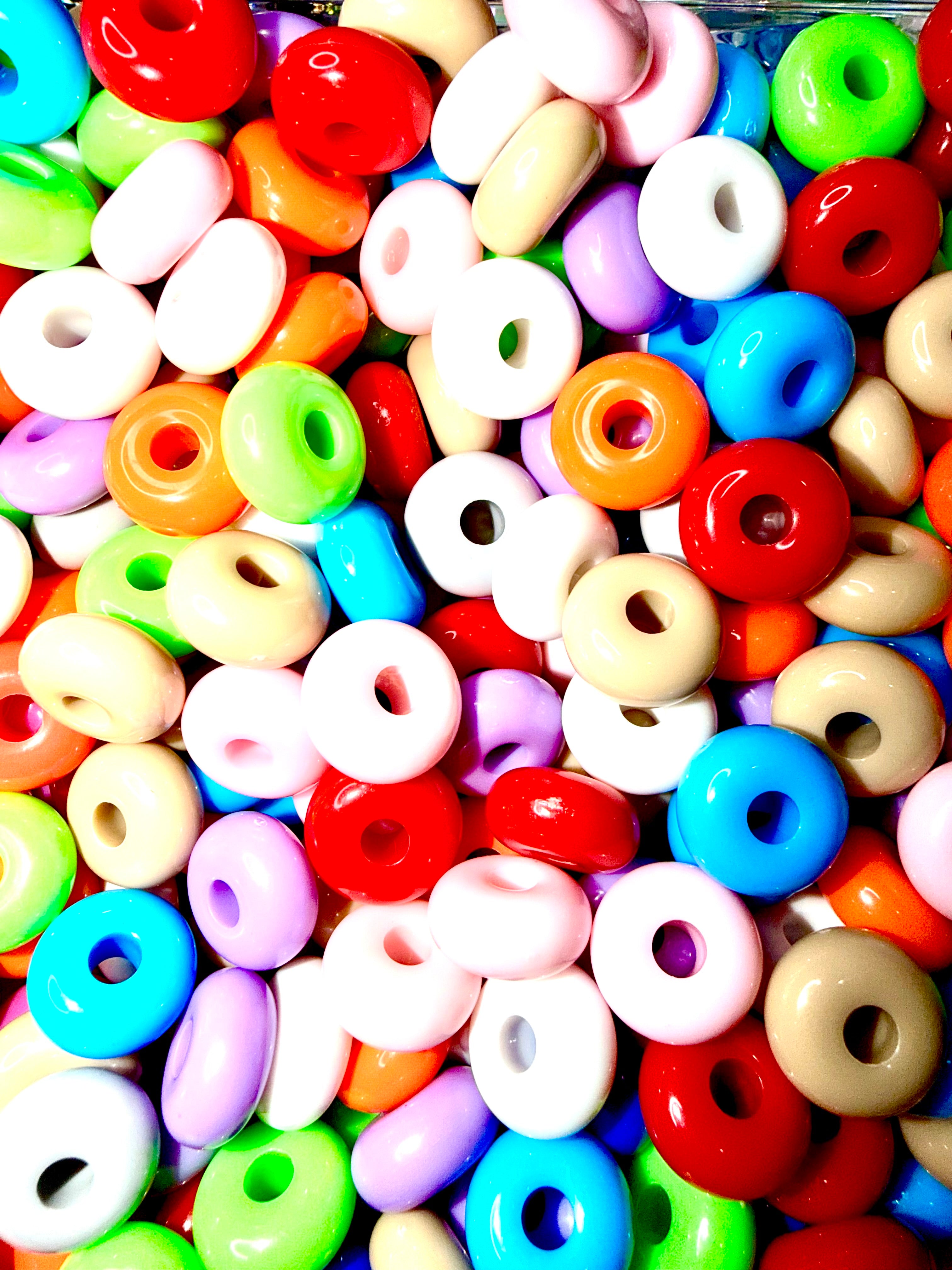 Acrylic Bead Spacers for DIY Beaded Pens Keychains Phone Chains and Other Projects Perfect for Crafting