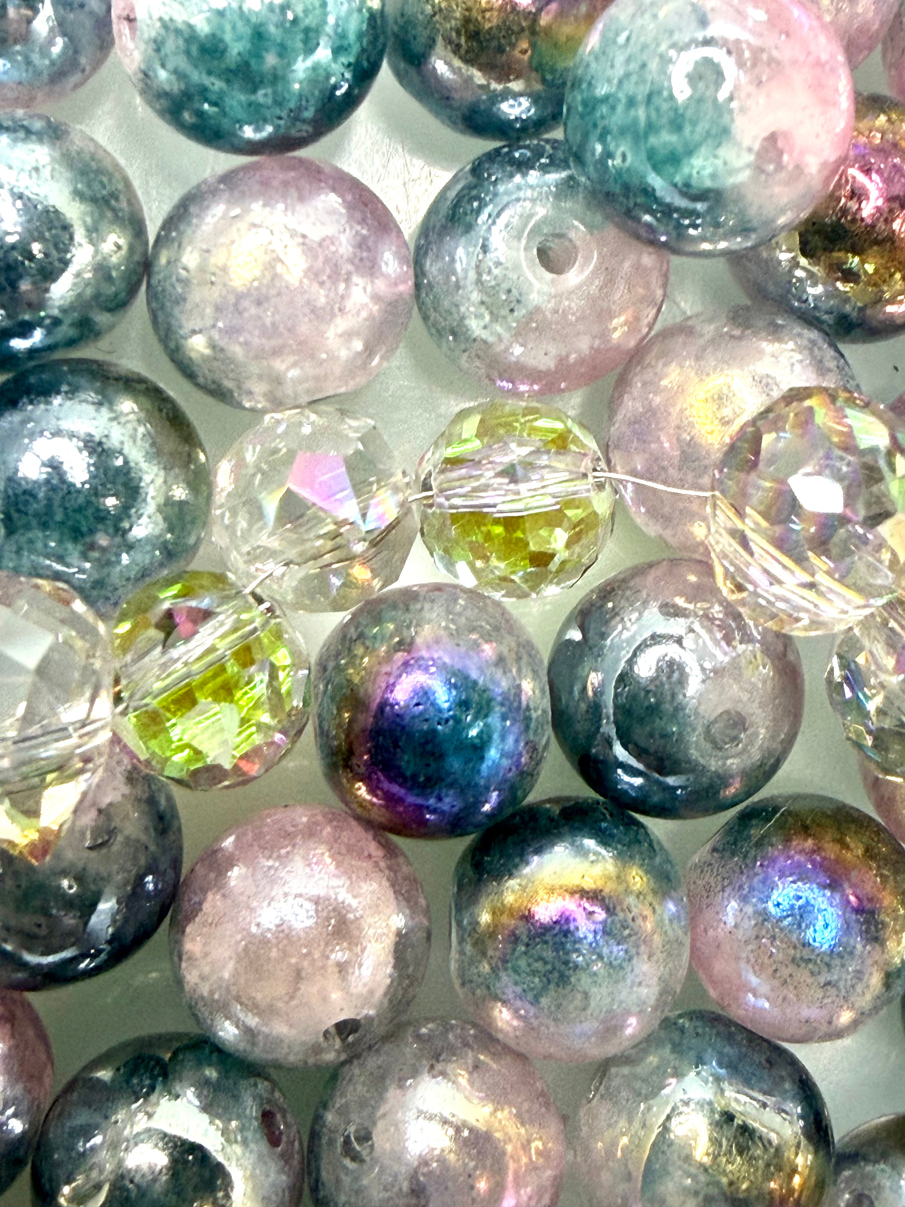 $18.49 High Quality Glass Beads and Charms for DIY Beading Jewelry, Accessories and other DIY Projects such as Sun-catchers and Car Hangers Beaded Edge