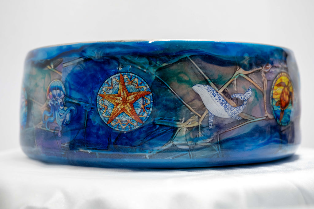 Stained Glass Ocean - 64 oz